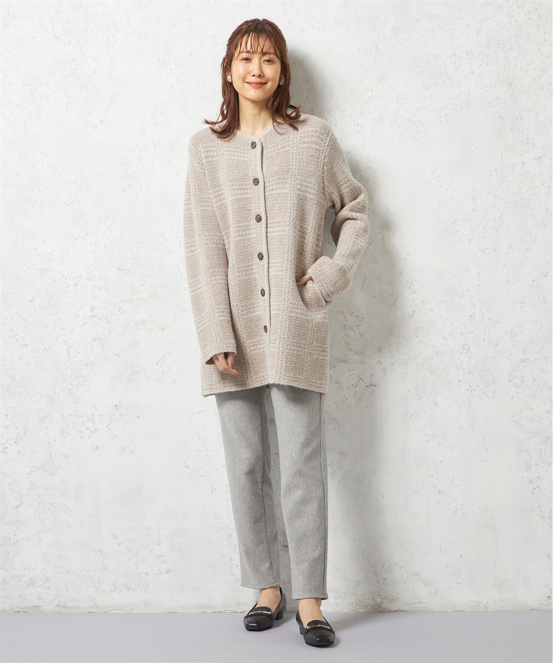 DECOY 裏起毛ストレッチパンツ_sub_10