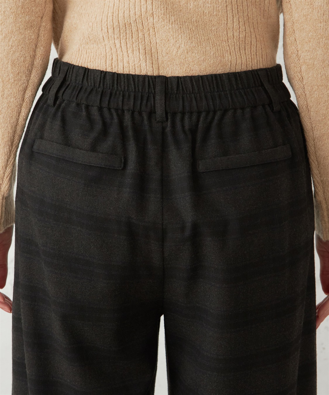 DECOY 裏起毛ストレットワイドパンツ_sub_4