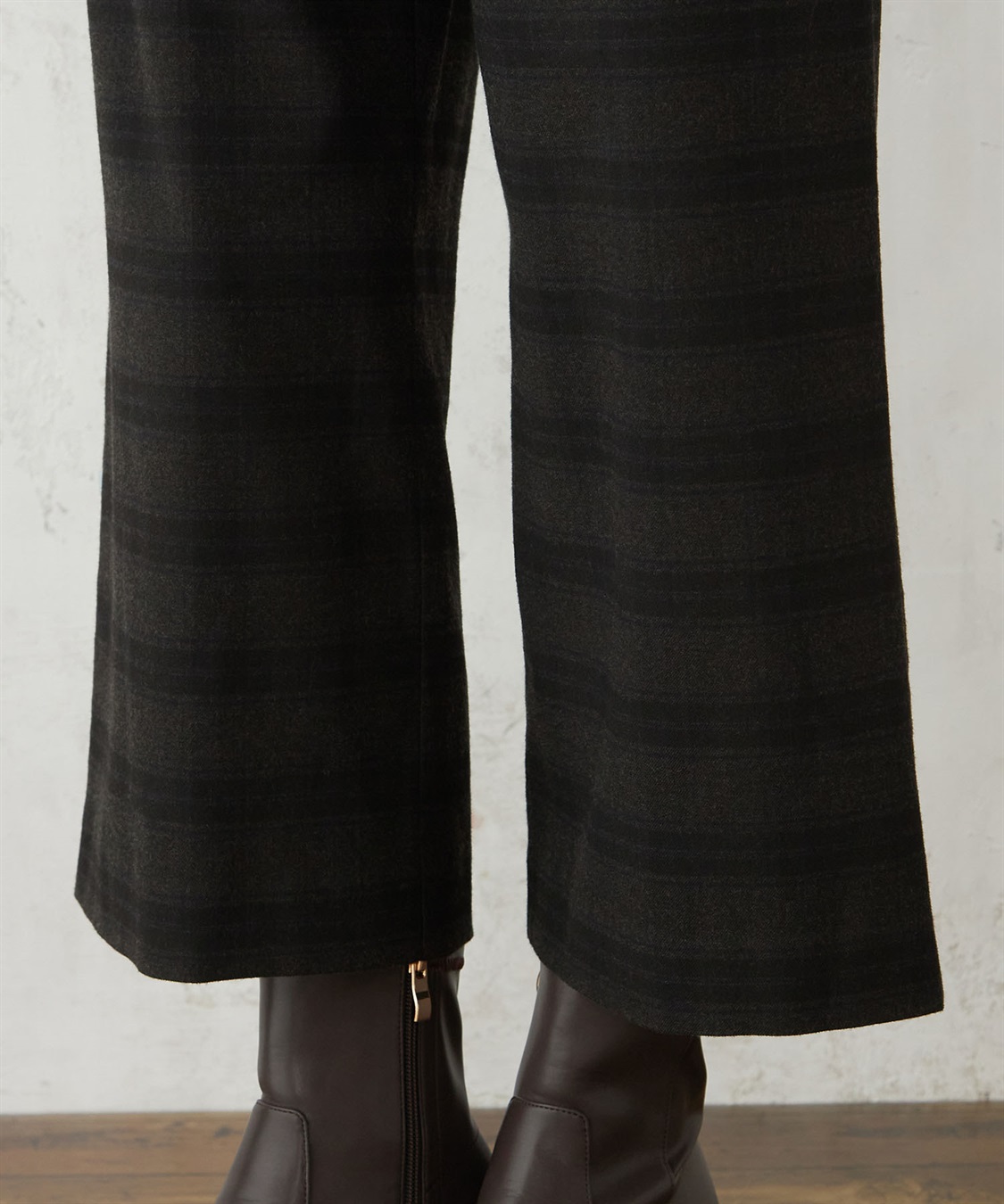 DECOY 裏起毛ストレットワイドパンツ_sub_6