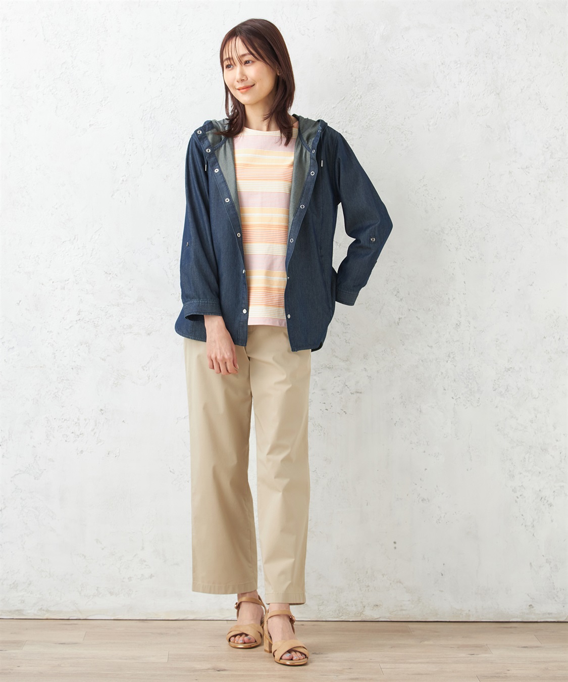 DECOY ストレッチストレートパンツ_sub_10