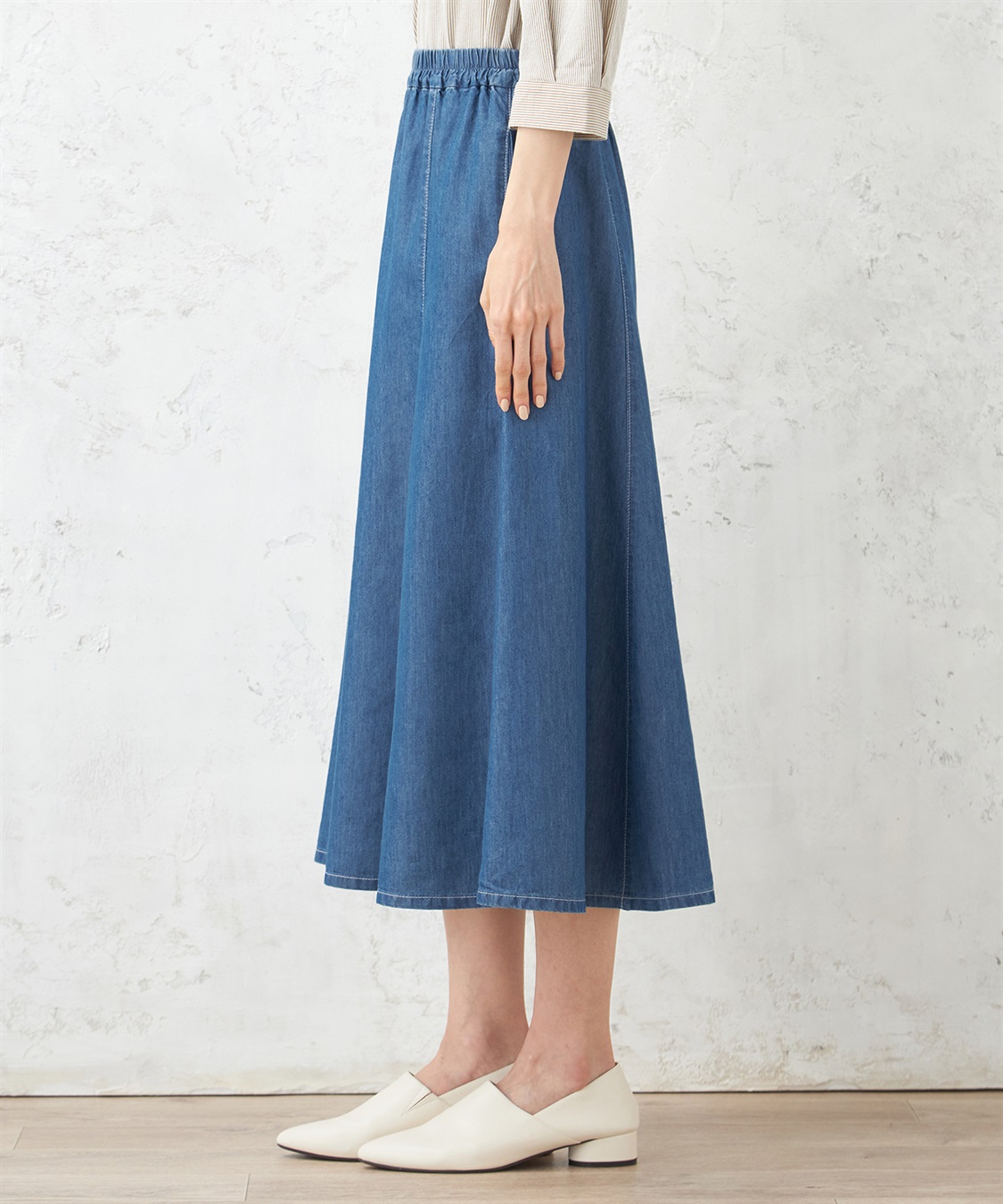 DECOY デニムフレアスカート_sub_2