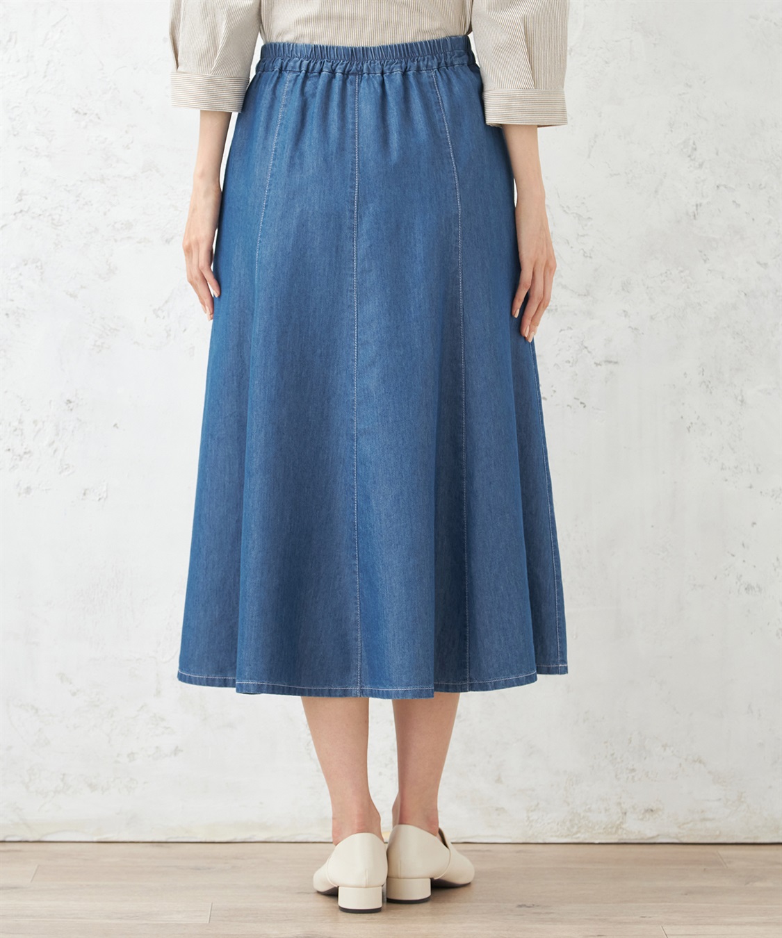 DECOY デニムフレアスカート_sub_3