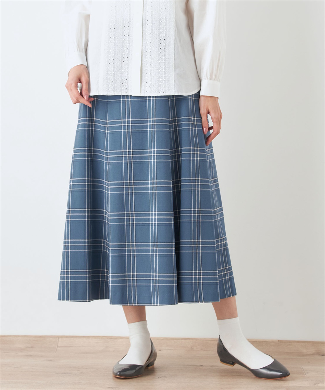 DECOY チェックスカート_sub_1