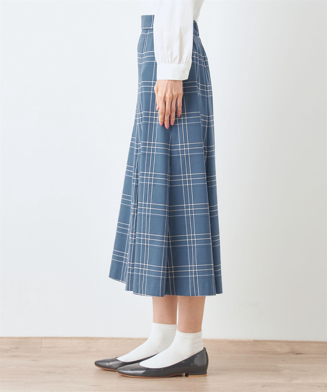 DECOY チェックスカート_sub_2