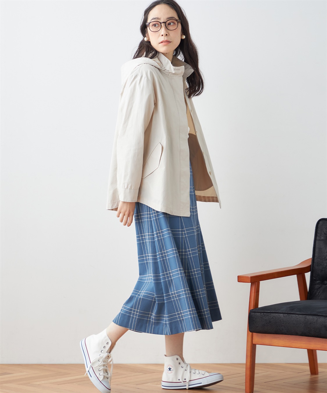 チェックスカート DECOY｜クロスプラス公式通販サイト