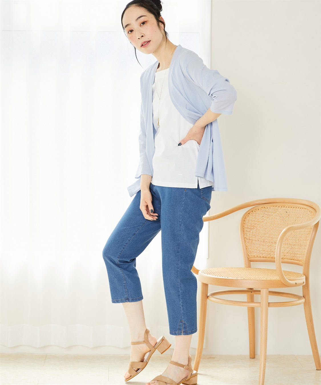 冷感】デニムパンツ DECOY｜クロスプラス公式通販サイト