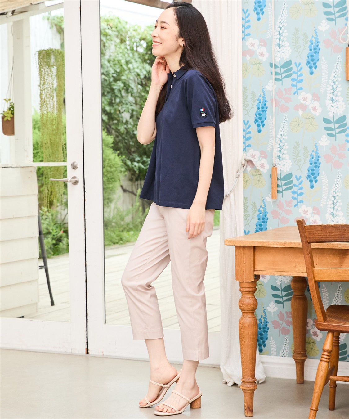 DECOY 【冷感】さらさらストレッチパンツ_sub_2