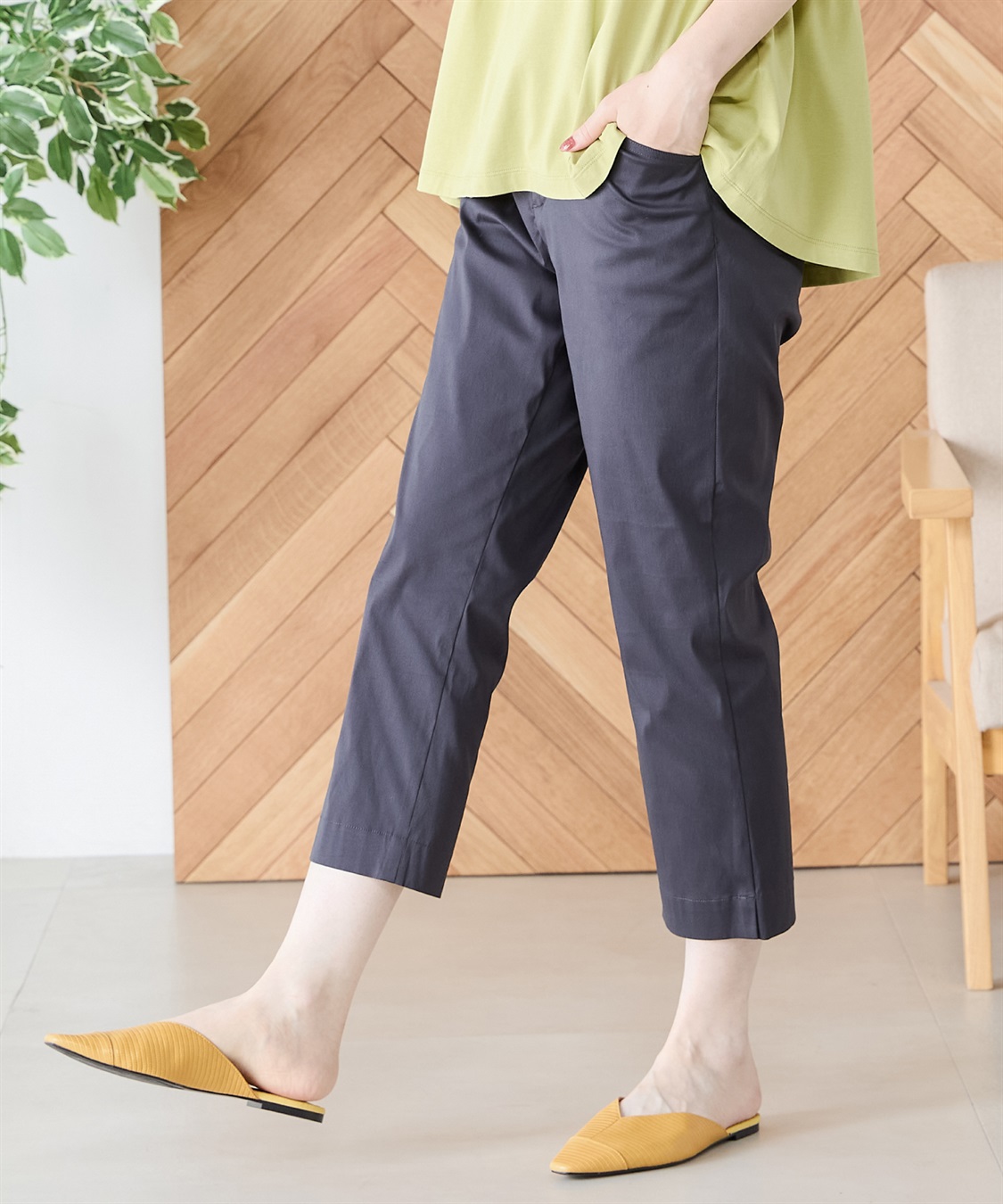 DECOY 【冷感】さらさらストレッチパンツ_sub_9