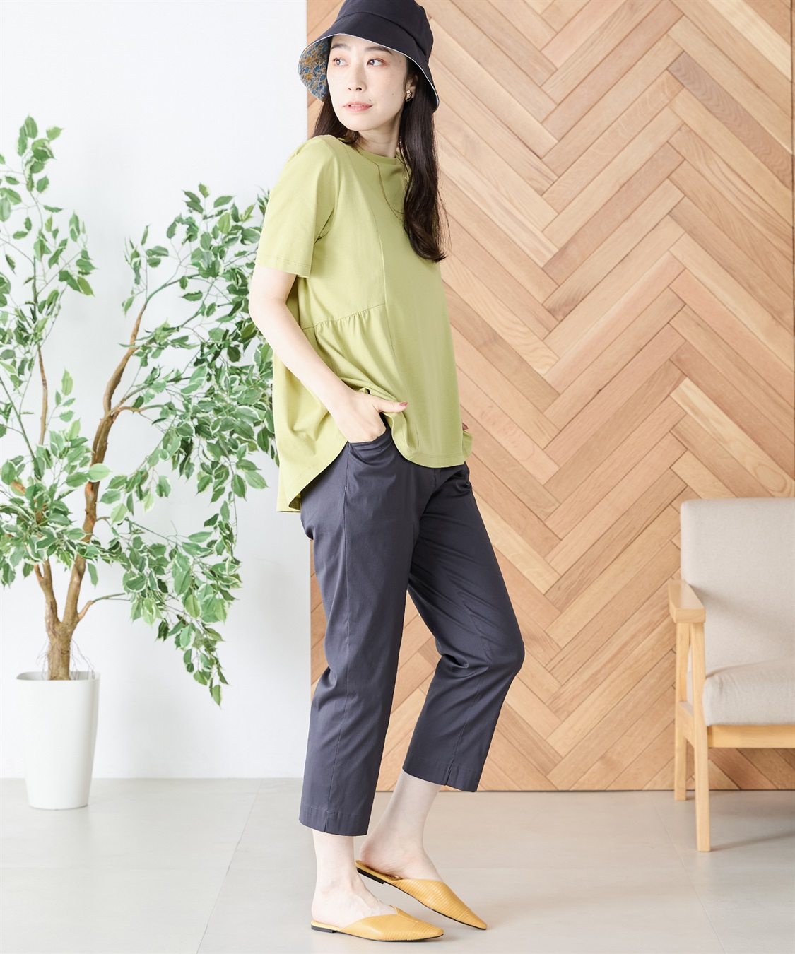 DECOY 【冷感】さらさらストレッチパンツ_sub_10