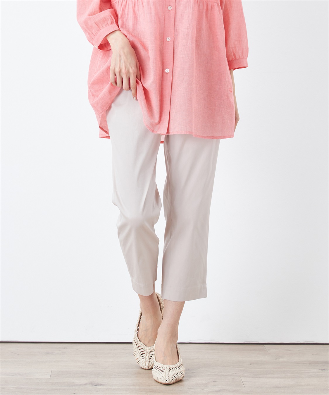 DECOY 【冷感】さらさらストレッチパンツ_sub_13