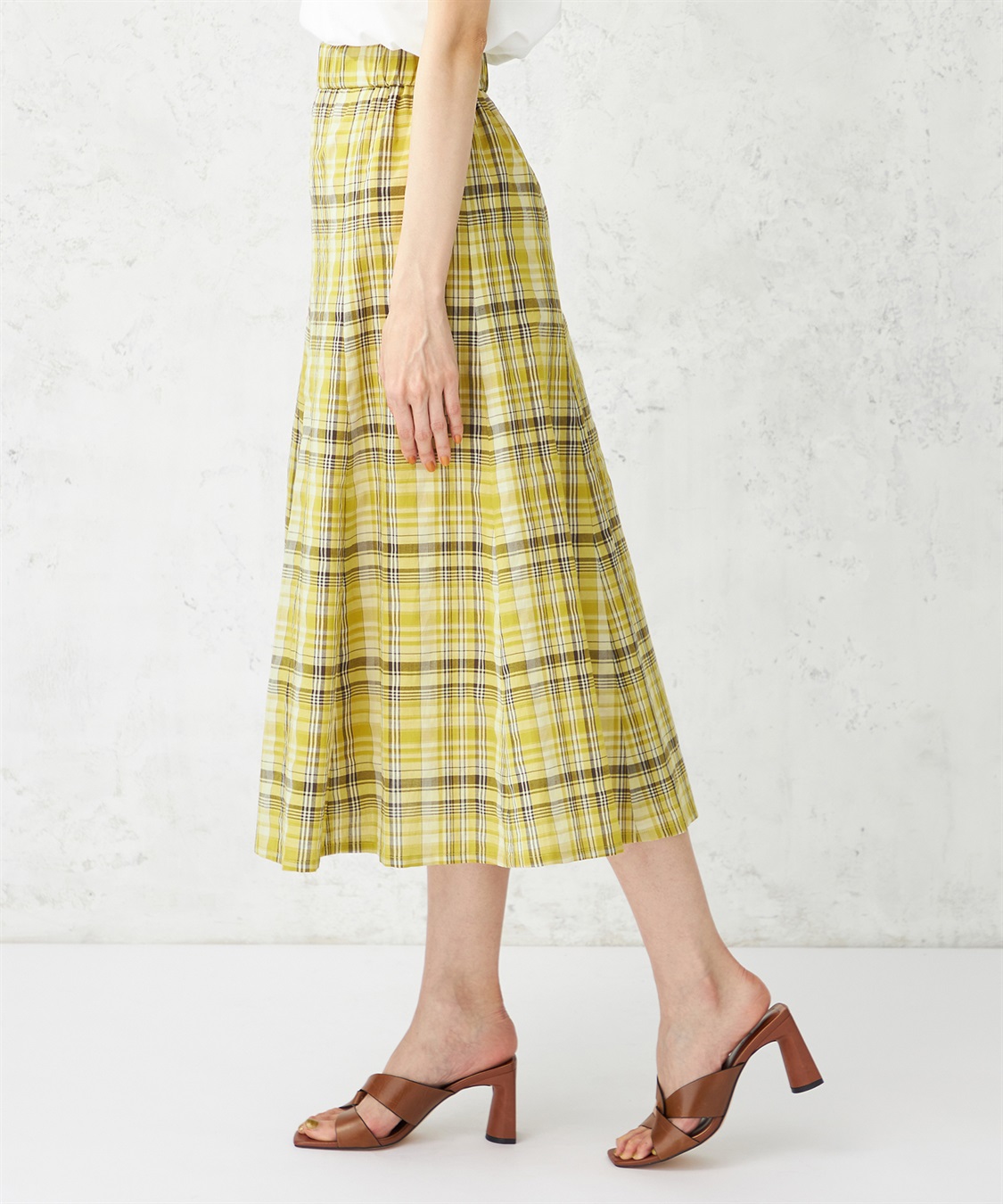 DECOY チェックスカート_sub_4