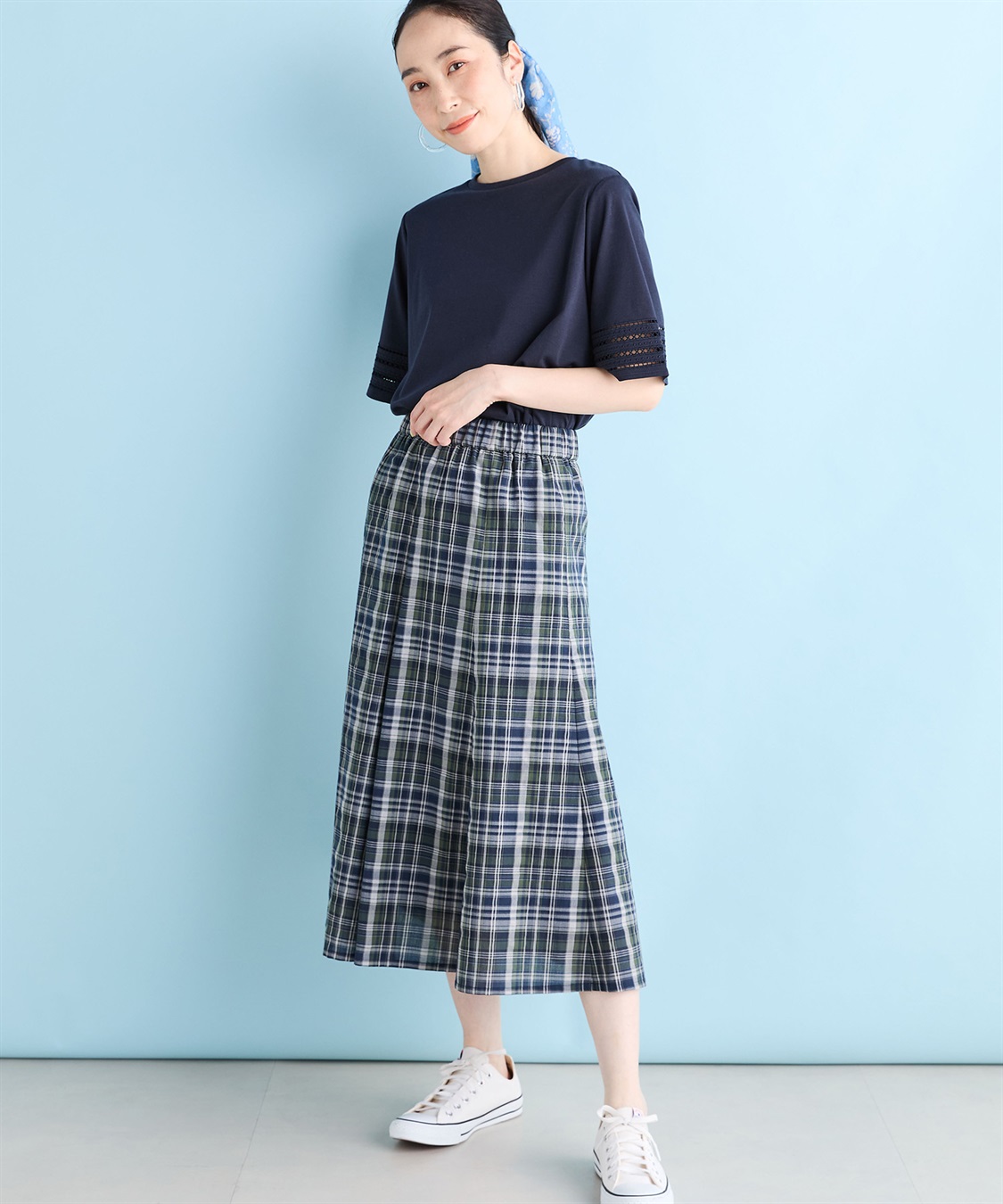 DECOY チェックスカート_sub_11