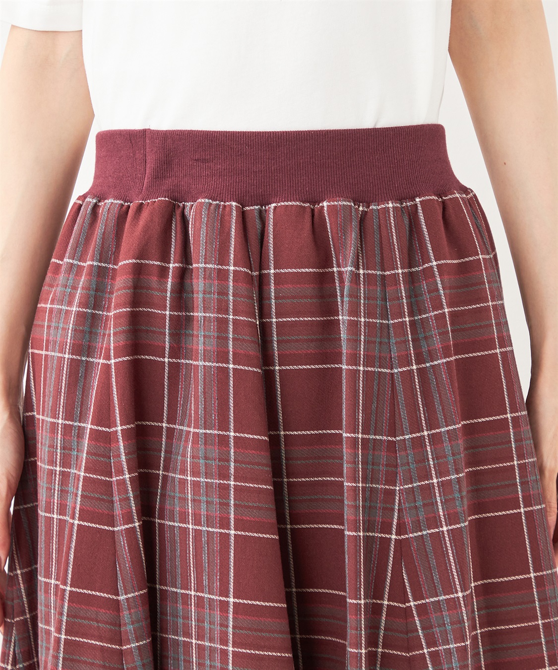 DECOY チェックスカート_sub_6