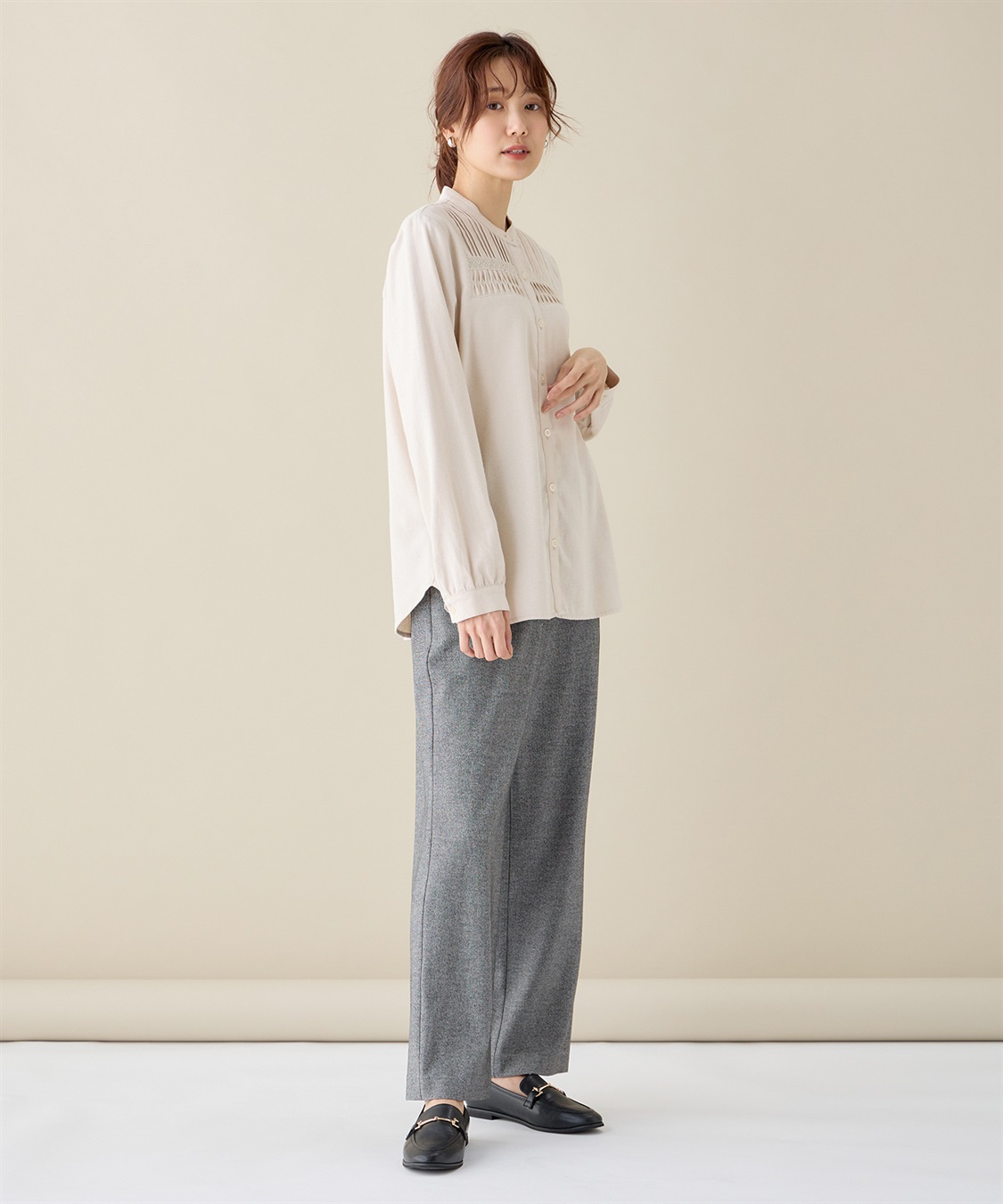 PT01 Double スエット生地　ストレッチ　パンツ　　46 ストレッチストレートパンツ DECOY｜クロスプラス公式通販サイト