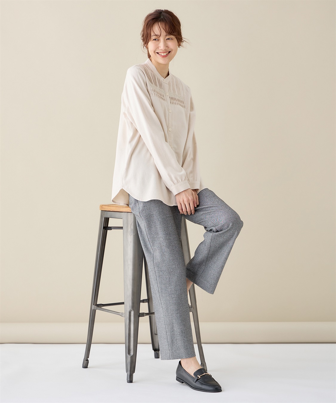 DECOY ストレッチストレートパンツ_sub_12