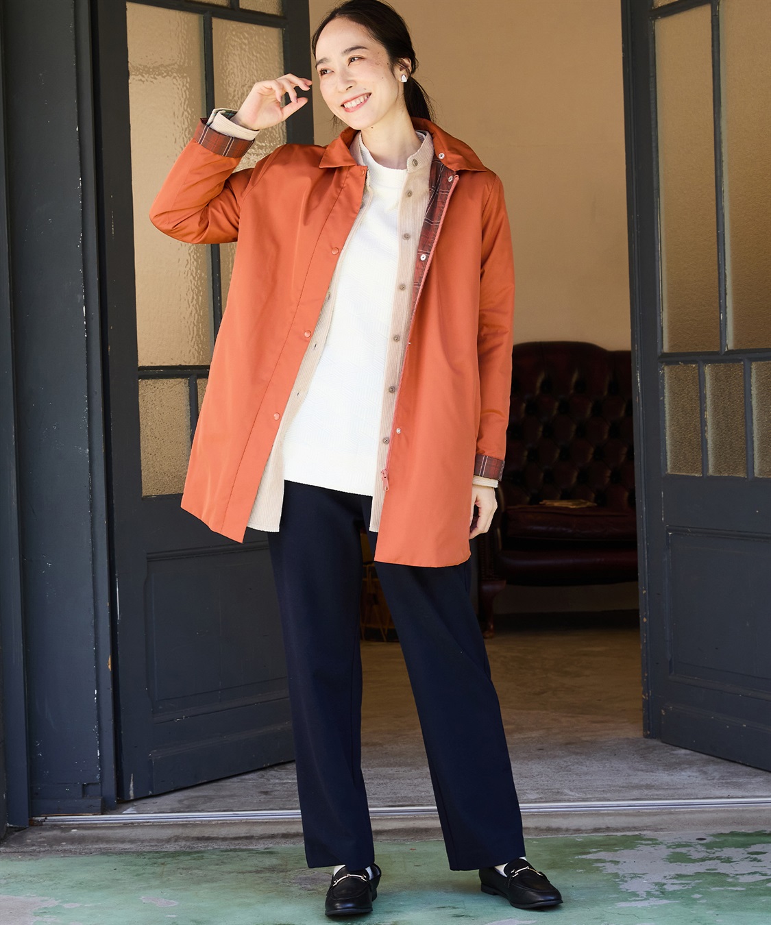 DECOY ストレッチストレートパンツ_sub_13