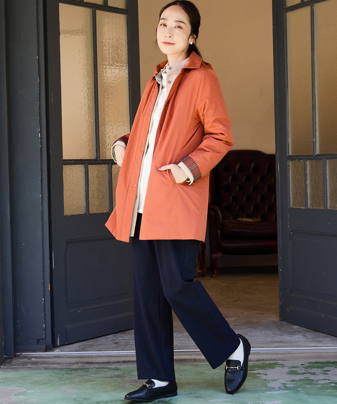 DECOY ストレッチストレートパンツ_sub_14