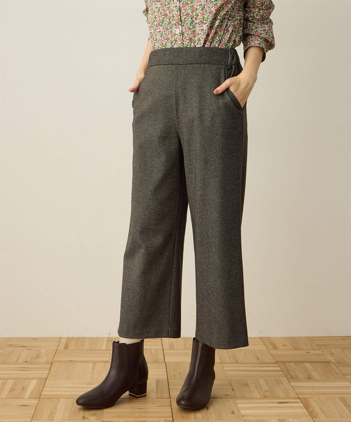 DECOY 裏起毛ワイドパンツ58cm丈_sub_6