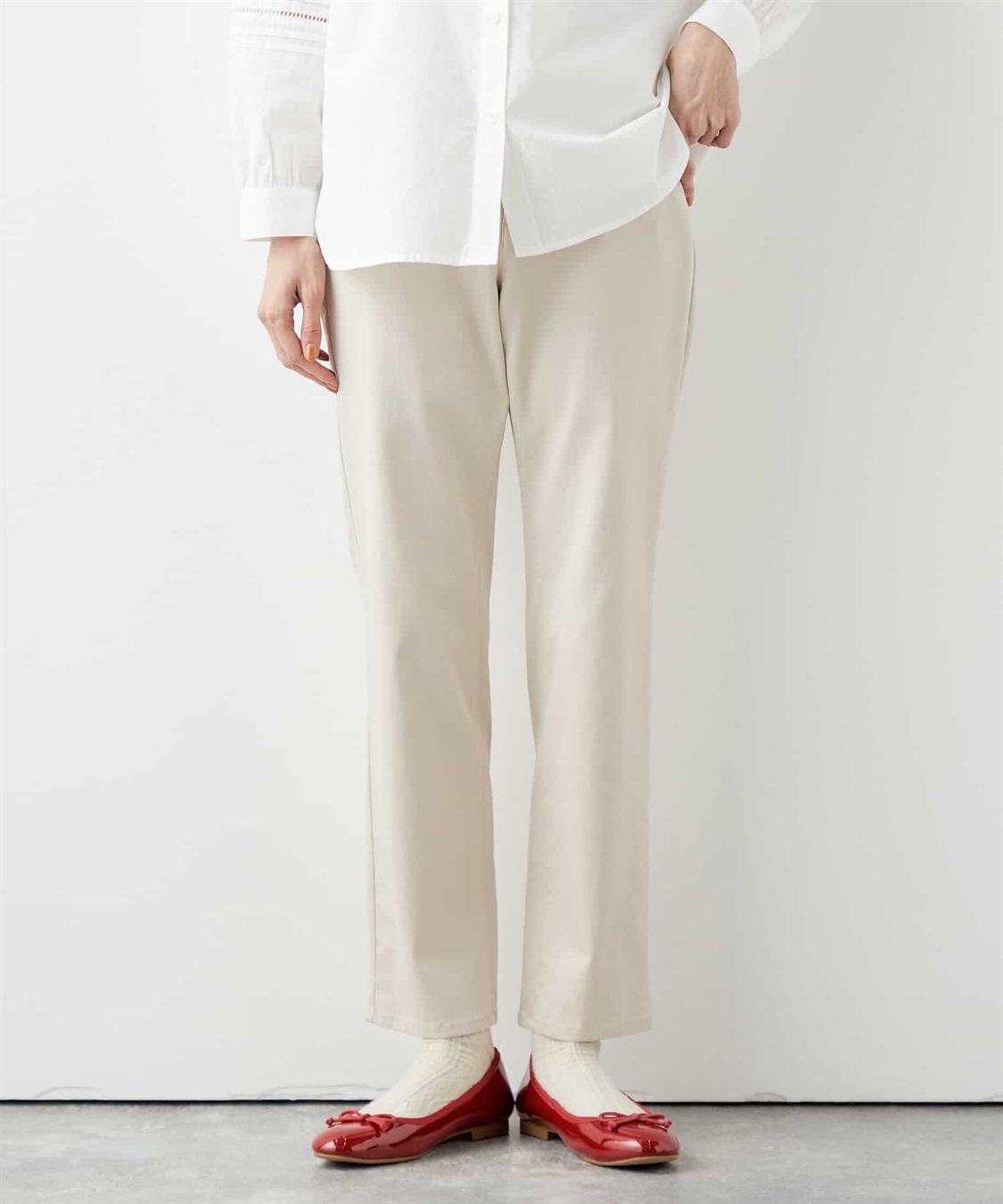 DECOY スリムストレートパンツ_sub_3