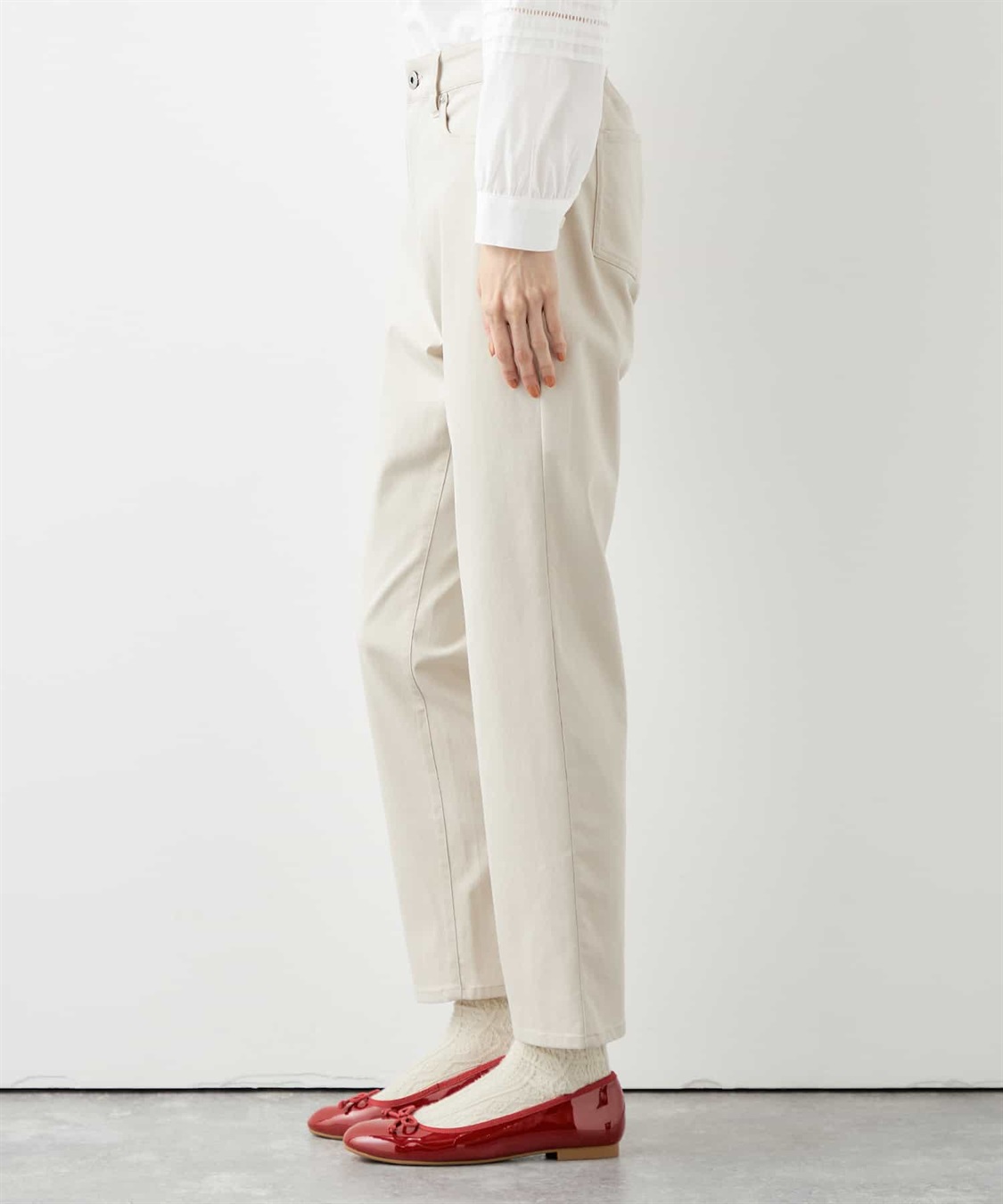 DECOY スリムストレートパンツ_sub_4