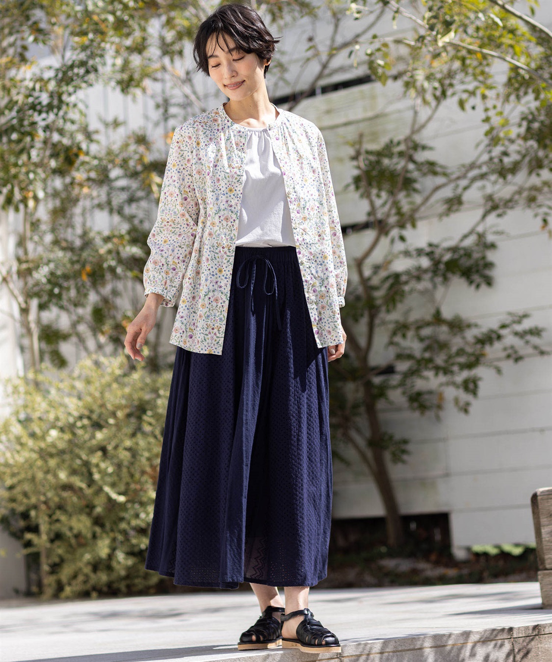 インド綿レーススカート DECOY｜クロスプラス公式通販サイト