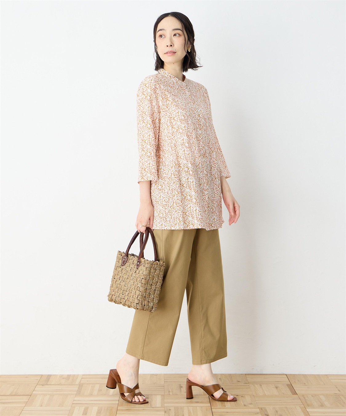 DECOY ストレッチストレートパンツ_sub_6