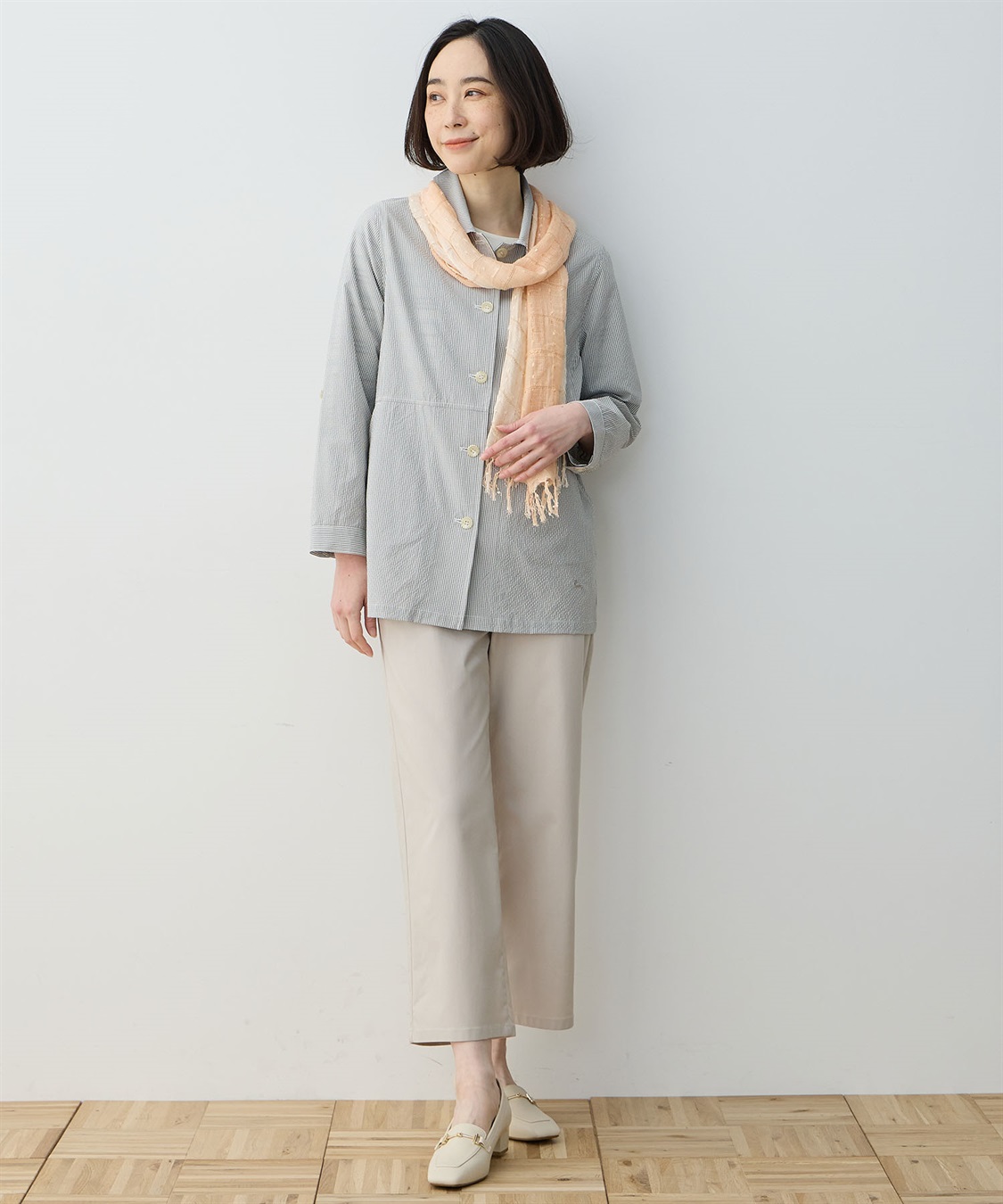 DECOY ストレッチストレートパンツ_sub_7