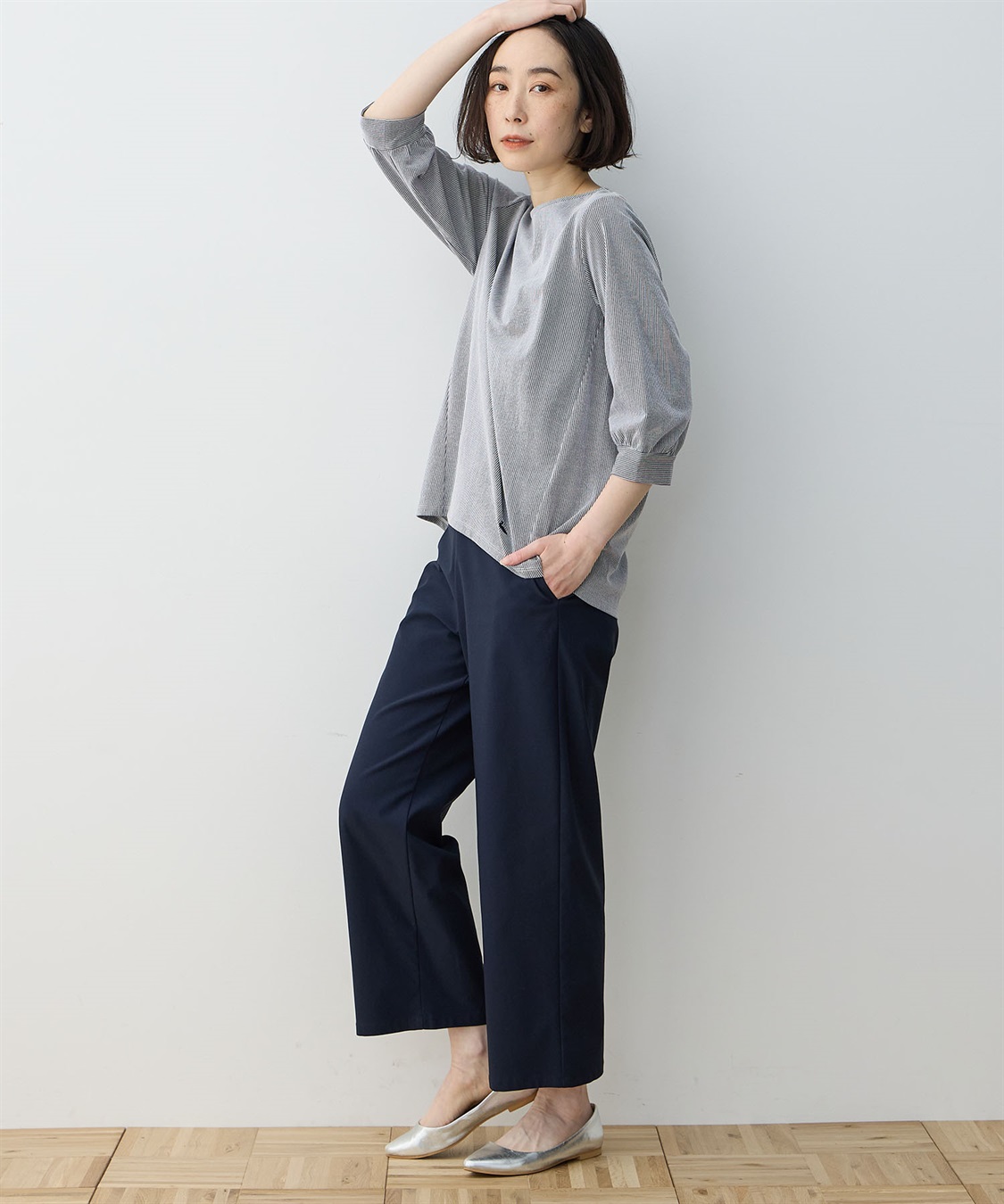 DECOY ストレッチストレートパンツ_sub_10