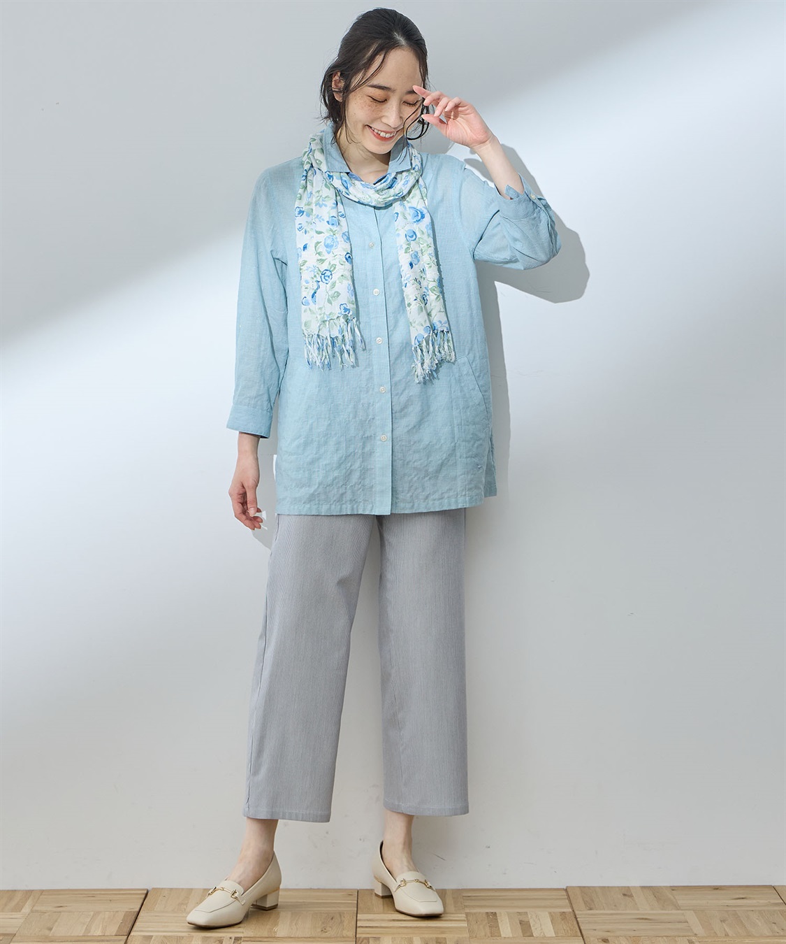 DECOY ストレッチストレートパンツ_sub_12