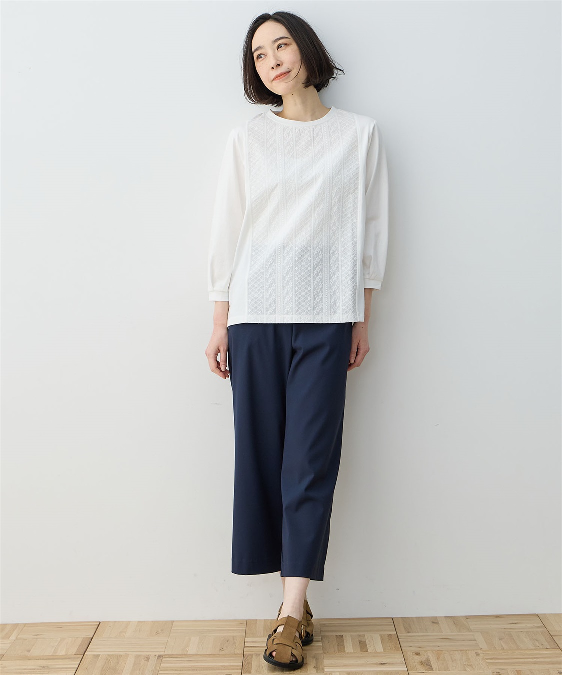 ストレッチワイドパンツ DECOY｜クロスプラス公式通販サイト