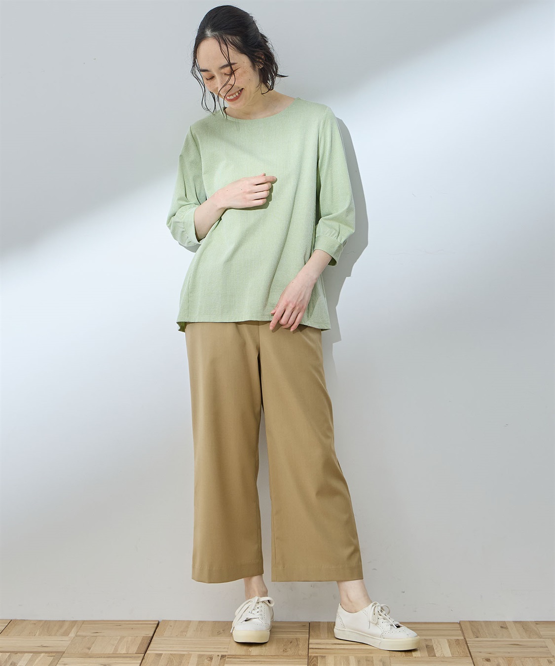 DECOY ストレッチワイドパンツ_sub_9