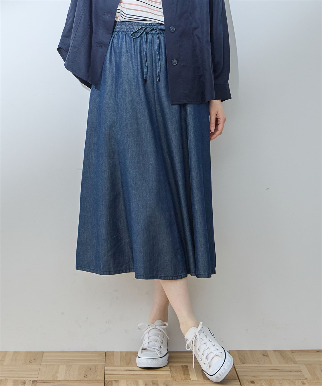 DECOY デニムフレアスカート_sub_9