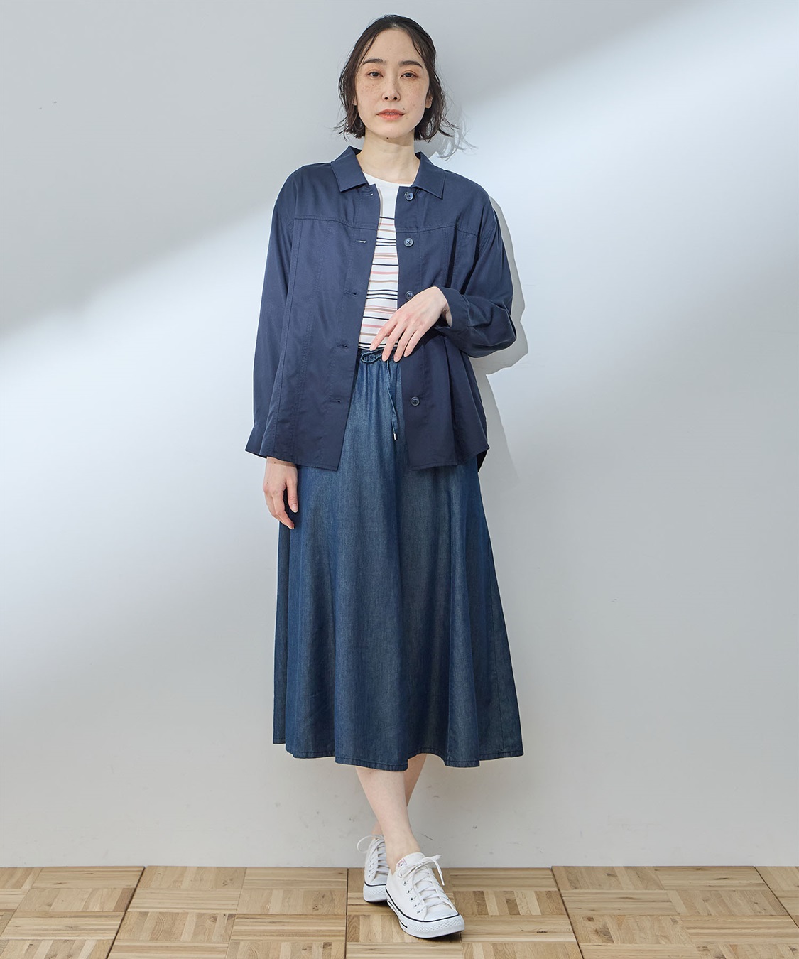 DECOY デニムフレアスカート_sub_10