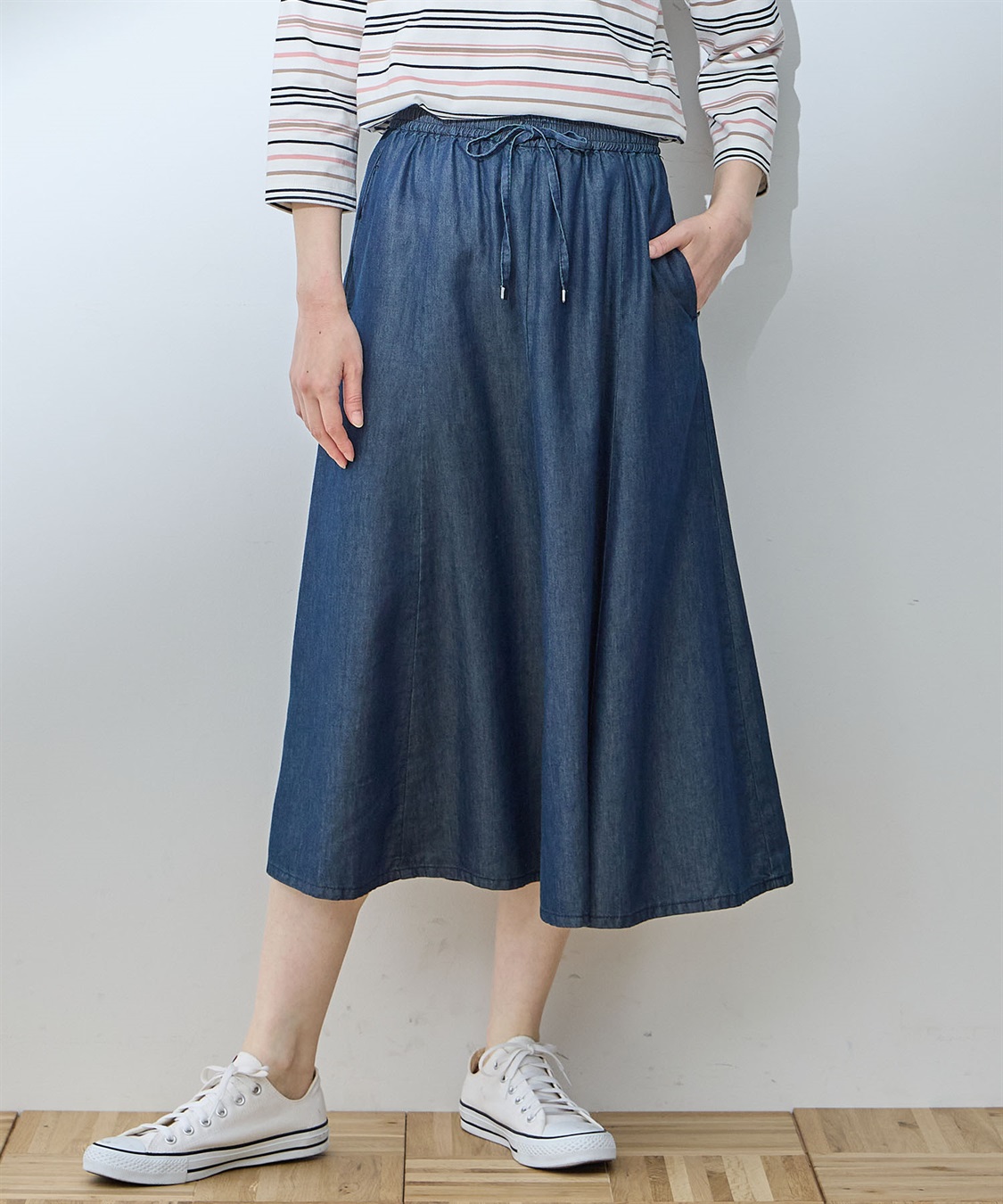 DECOY デニムフレアスカート_sub_11