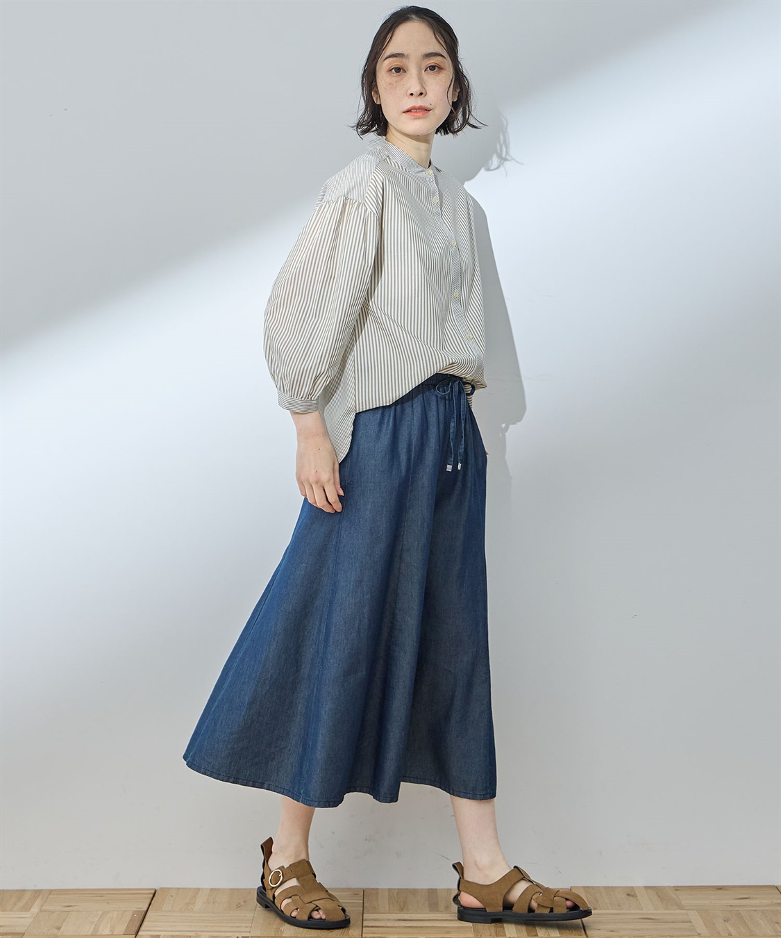 DECOY デニムフレアスカート_sub_14