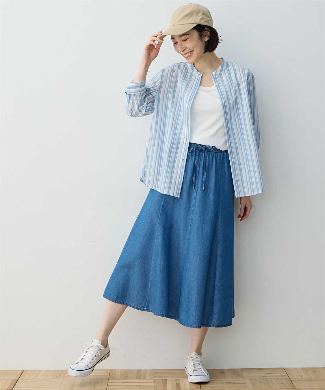 DECOY デニムフレアスカート_sub_16