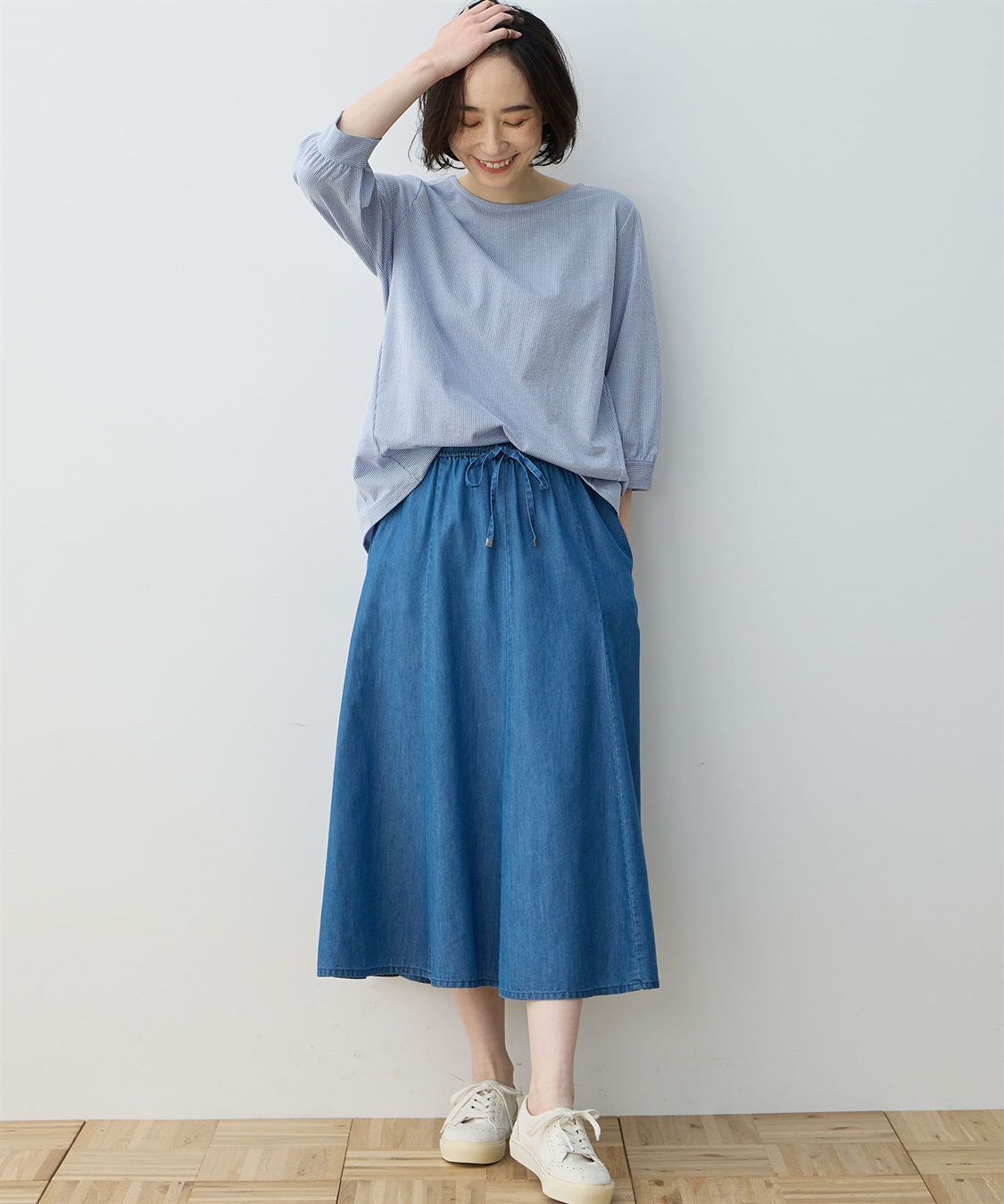 DECOY デニムフレアスカート_sub_17