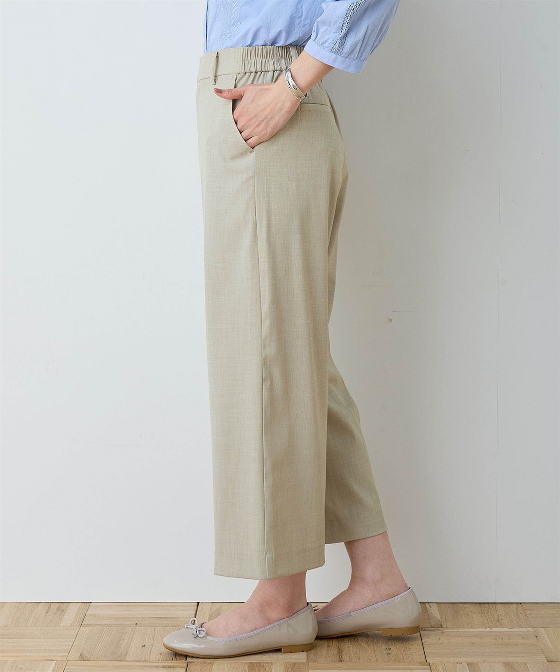 DECOY 【冷感】シャンブレーパンツ_sub_1