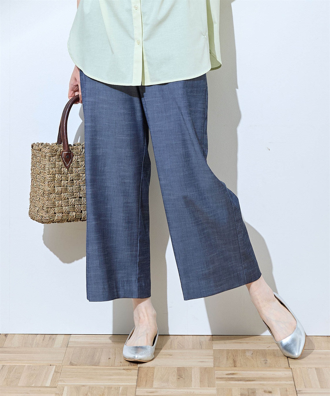 DECOY 【冷感】シャンブレーパンツ_sub_8