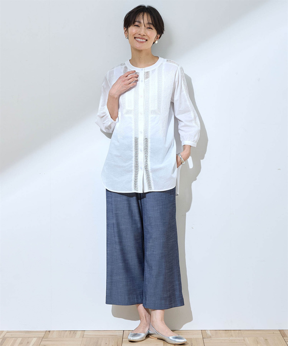 DECOY 【冷感】シャンブレーパンツ_sub_9