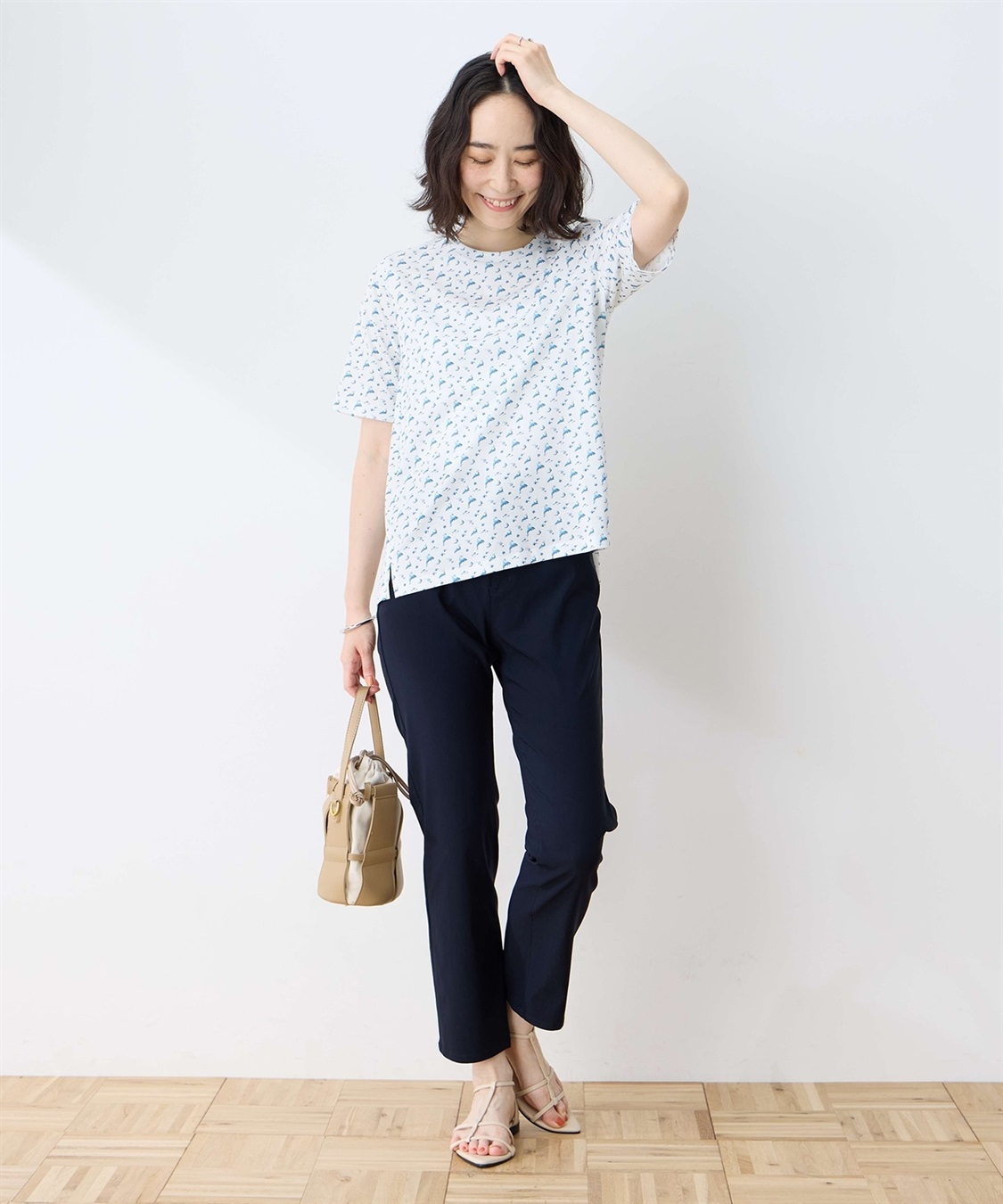 DECOY 【冷感】ストレートパンツ_sub_12