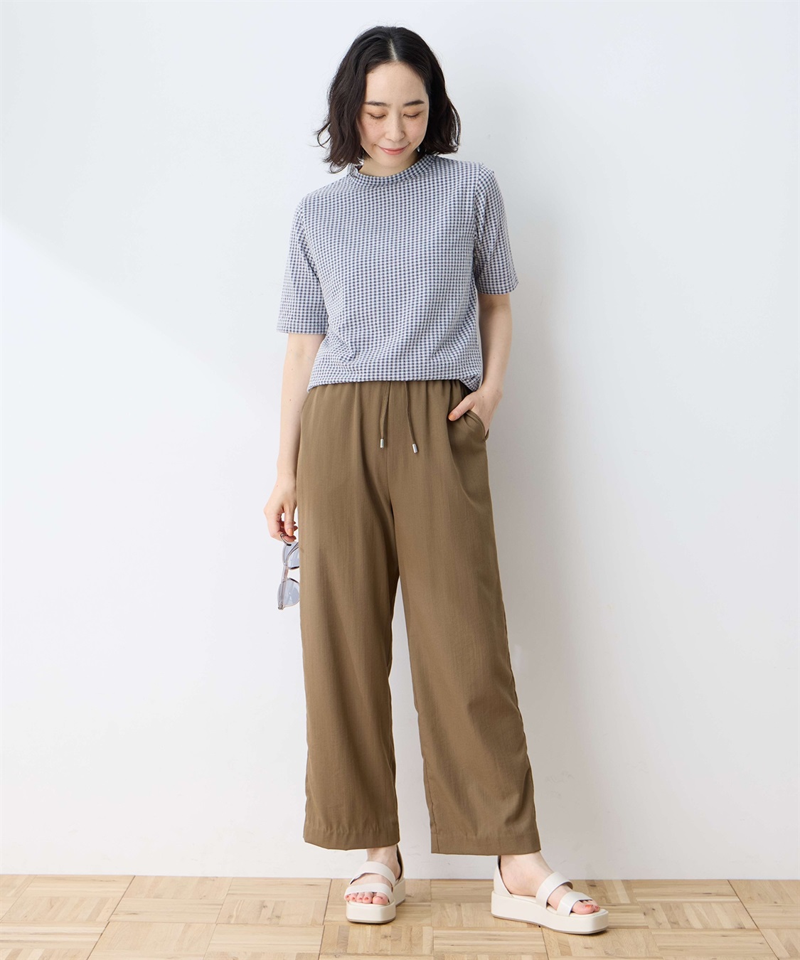 DECOY 【冷感】ウエストドロストパンツ_sub_13