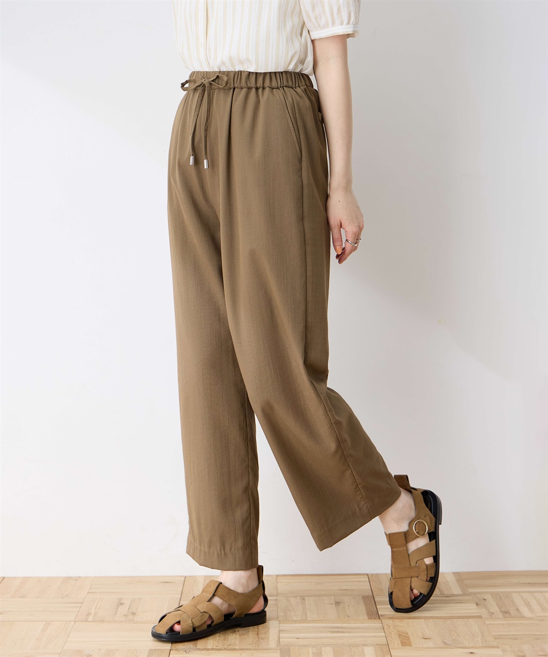 DECOY 【冷感】ウエストドロストパンツ_sub_14