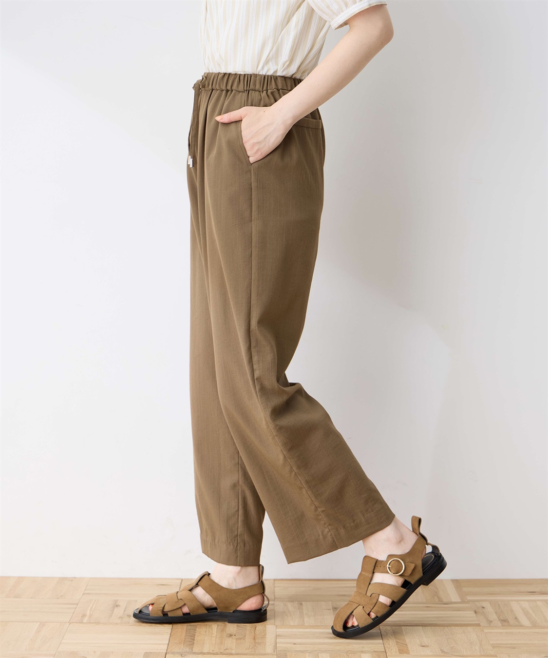 DECOY 【冷感】ウエストドロストパンツ_sub_15