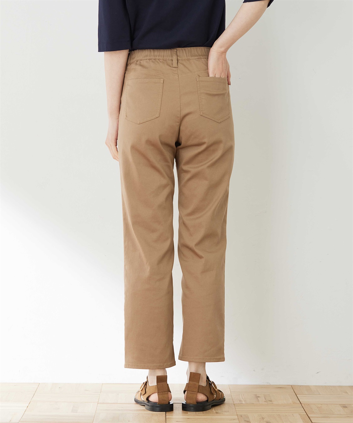 DECOY ストレッチストレートパンツ_sub_4