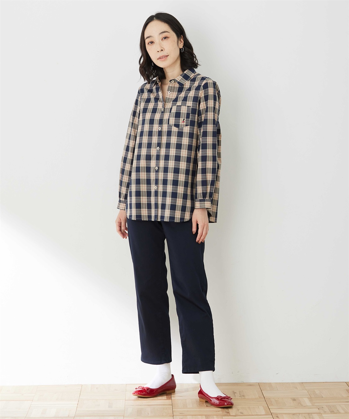 DECOY ストレッチストレートパンツ_sub_6