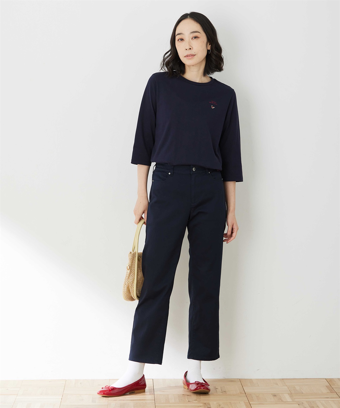 DECOY ストレッチストレートパンツ_sub_8