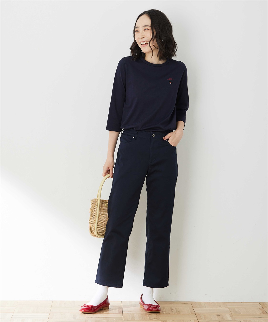 DECOY ストレッチストレートパンツ_sub_9