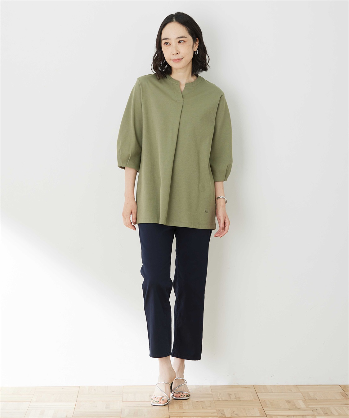 DECOY ストレッチストレートパンツ_sub_10