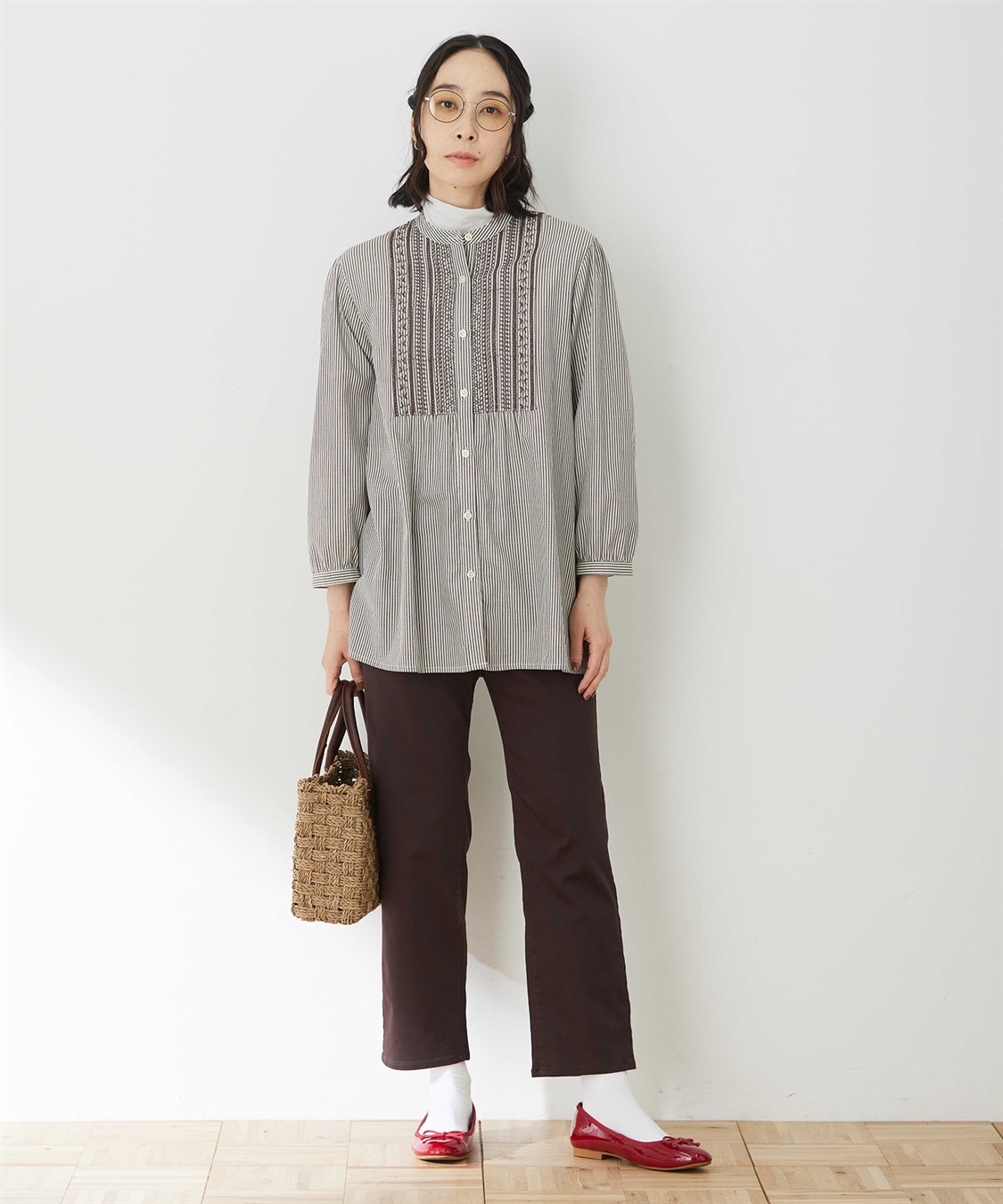 DECOY ストレッチストレートパンツ_sub_13